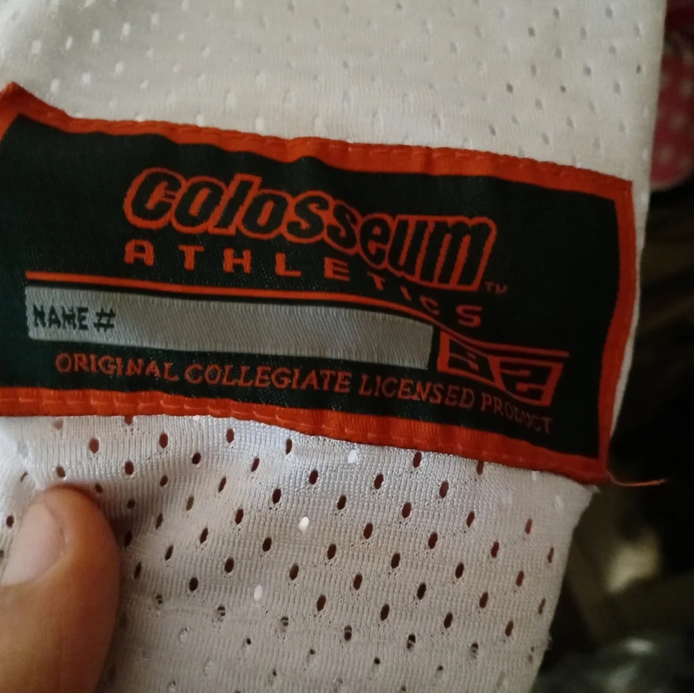 🏈UM FOOTBALL JERSEY CANES SWAGGER🏈 - Picture 2 of 16